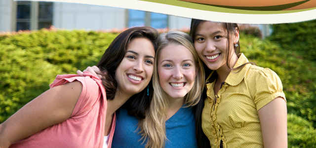 stock photo of a group of girls